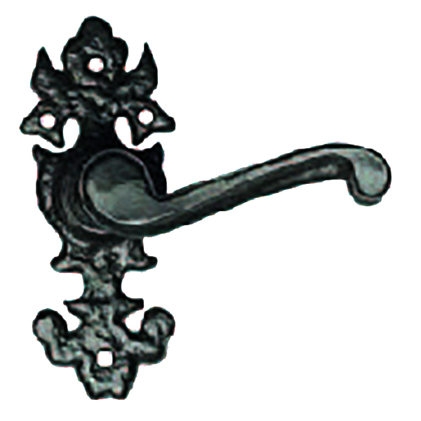 Antique Lever Handle 2434 Short Plate